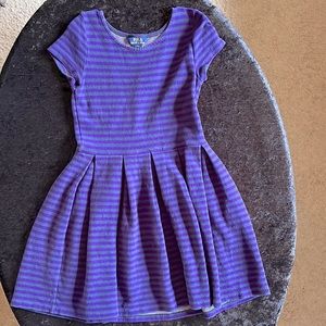 Polo Ralph Lauren Girls Pleated Twirl Dress Size L 12-14